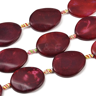 Natural Fire Crackle Agate Beads Strands G-P605-L03-01C-1