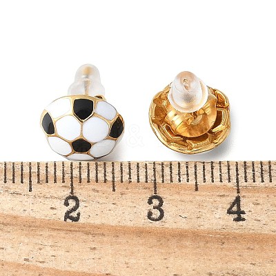 304 Stainless Steel Stud Earrings EJEW-Q028-02A-G-1