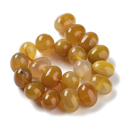 Natural Agate Beads Strands G-G021-03B-08-1