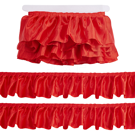 Pleated Satin Ribbons SRIB-GA0001-20A-1