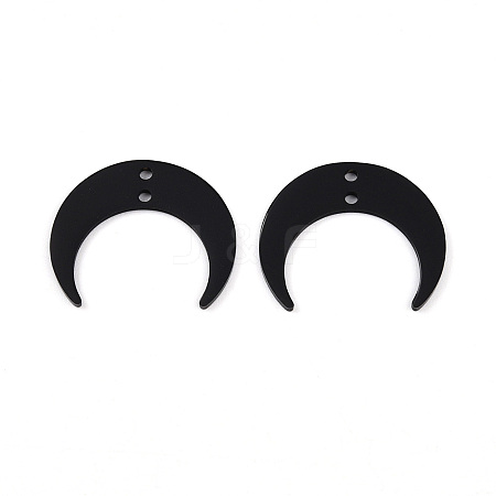 Ion Plating(IP) 201 Stainless Steel 2-Loop Link Pendants STAS-N090-LA039-01-1