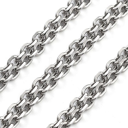 Non-Tarnish 304 Stainless Steel Cable Chain CHS-H026-07B-P-1