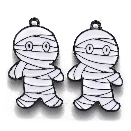 Halloween Theme Alloy Enamel Pendants LS-ENAM-J649-09B-1