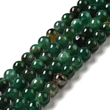 Natural Fuchsite Beads Strands X1-G-D470-12A-1-1