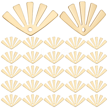 30Pcs Brass Pendants KK-BBC0011-18-1