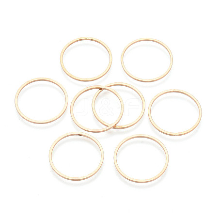 Brass Linking Rings KK-S327-06KC-20mm-1