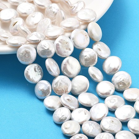 Natural Baroque Keshi Pearl Beads Strands PEAR-B004-16D-02A-1
