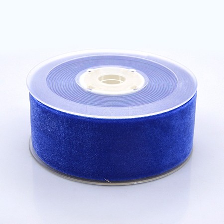 Polyester Velvet Ribbon for Gift Packing and Festival Decoration SRIB-M001-38mm-352-1