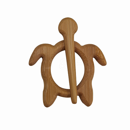Wooden Animal Pattern Brooch Pins PW-WG83324-10-1