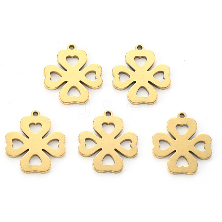 PVD Vacuum Plating 304 Stainless Steel Pendants LS-STAS-N092-06G-1