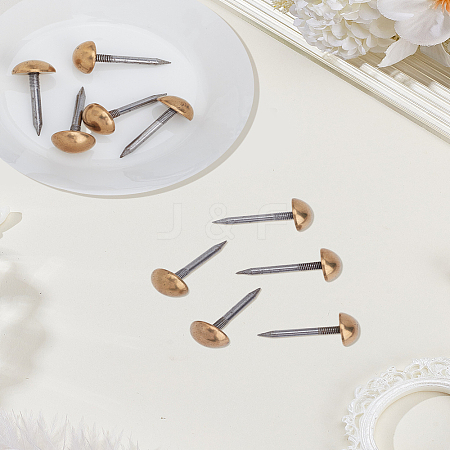 10Pcs Brass Furniture Nails KK-LP0004-74-1
