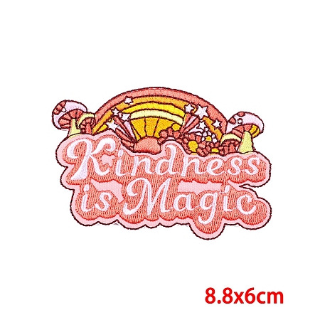 Computerized Embroidery Cloth Sew on Patches PW-WGAD76F-08-1