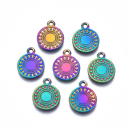 Rainbow Color Alloy Pendants PALLOY-N156-222-1