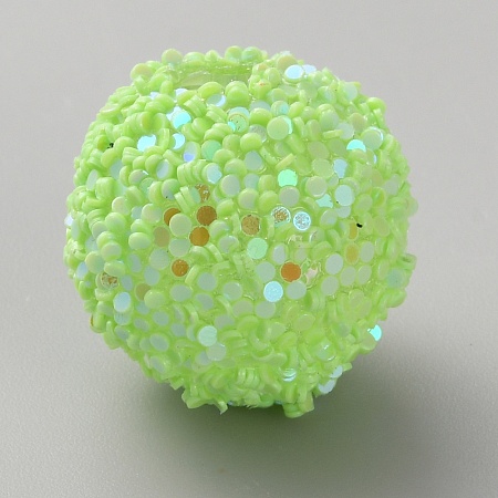 Opaque Acrylic Glitter Beads LS-FIND-CJC0010-111A-11-1