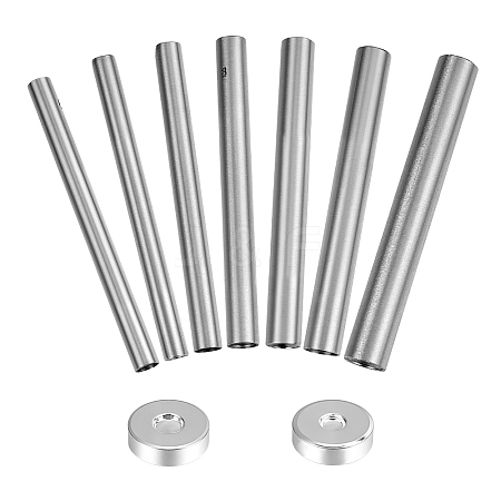 7Pcs 7 Sizes Steel Snap Rivet Setter STAS-BC0004-24-1
