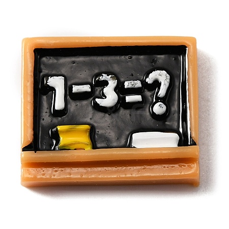 Teachers' Day Opaque Resin Cabochons CRES-WH0001-56A-1