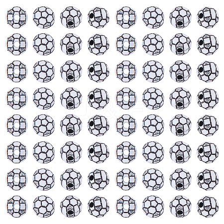 150Pcs Craft Style Acrylic Beads SACR-UN0001-03-1