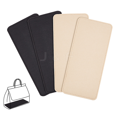   4Pcs 2 Colors Rectangle Felt Bag Bottom FIND-PH0019-96-1