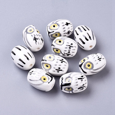 Handmade Porcelain Beads PORC-S449-06-1