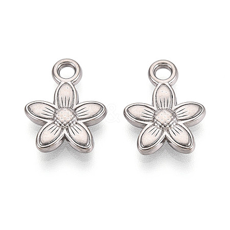 Non-Tarnish 304 Stainless Steel Charms STAS-N103-112P-1
