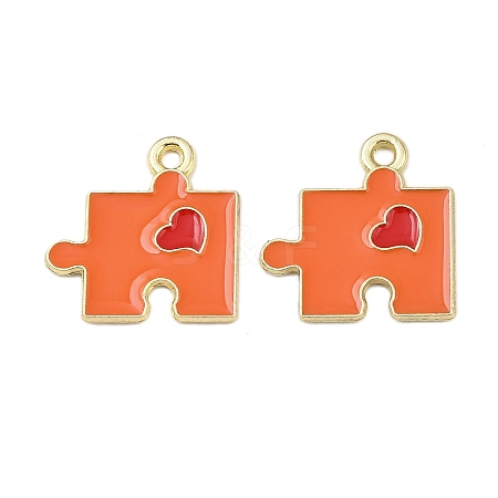 Alloy Enamel Pendants FIND-I067-01G-05-1