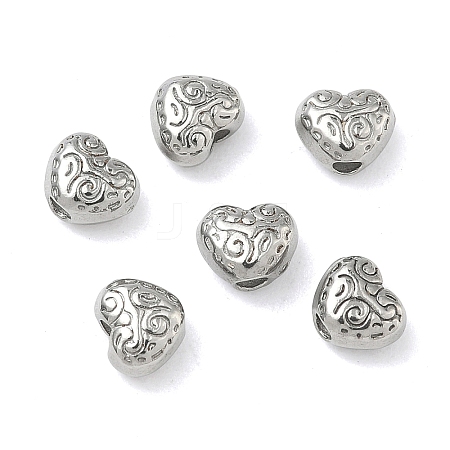 304 Stainless Steel Beads X-STAS-D204-42P-1