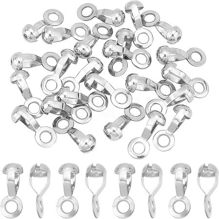  24Pcs 304 Stainless Steel Ball Chain Connectors STAS-NB0001-25-1