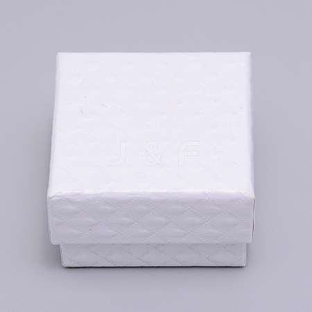 Cardboard Jewelry Boxes CBOX-WH0007-01A-1