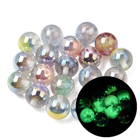 Luminous Resin & Glitter Powder UV Reactive Beads RE-CBA2450-01-1