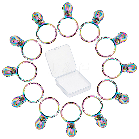 Gorgecraft 12Pcs Ring Zinc Alloy Replacement Zipper Sliders FIND-GF0001-53-1