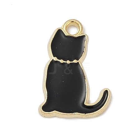Alloy Enamel Pendants PALLOY-V003-02G-01-1