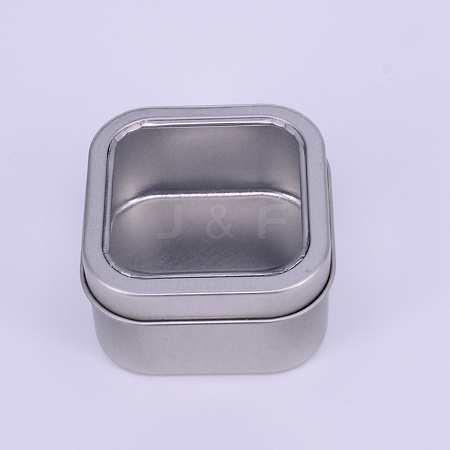 Tinplate Iron Tins CON-WH0074-26P-B-1