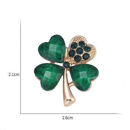 Saint Patrick's Day Acrylic Brooch PW-WG53526-02-1