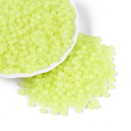 6/0 Transparent Inside Colours Glass Seed Beads SEED-N008-08U-1