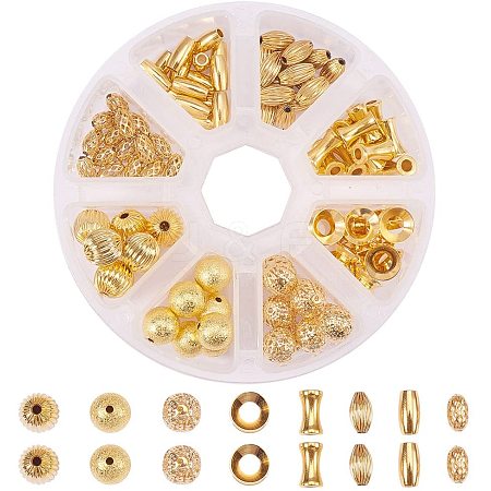 Brass Spacer Beads KK-PH0034-15-1