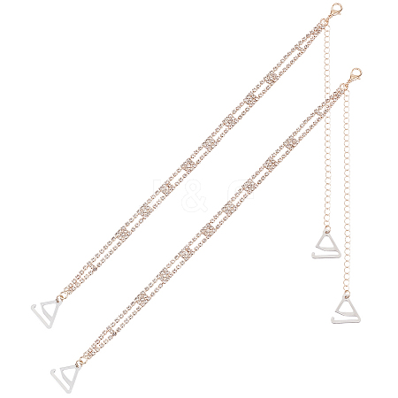 Alloy Rhinestone Non-slip Bra Straps AJEW-WH20054-199B-1