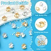 16Pcs 2 Colors Alloy Pendants FIND-YW0012-37-5