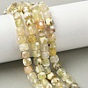 Natural Fire Crackle Agate Beads Strands G-H078-C49-6mm-05-1