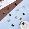 16Pcs 4 Colors Alloy Shoelace Charms FIND-HS0001-17-5