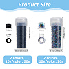 40G 4 Styles Glass Seed Beads SEED-DC0001-22-2