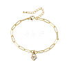 Summer Hamsa Hand 304 Stainless Steel Charm Bracelets AF7427-3-1