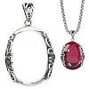 1Pc 925 Sterling Silver Basket Pendant Settings STER-BC0003-36-1