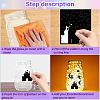 12 Sheets 6 Styles Religion Self-Adhesive PVC Waterproof Picture Stickers DIY-WH0605-007-4