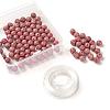 100Pcs 8mm Grade AAA Natural Rhodonite Round Beads DIY-LS0002-65-2