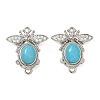 Brass Micro Pave Clear Cubic Zirconia Box Clasps KK-C075-43A-P-1