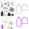 CRASPIRE 1Pc Clear Silicone Stamps DIY-CP0009-57-1