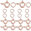 CREATCABIN 10Pcs 925 Sterling Silver Spring Ring Clasps STER-CN0001-22RG-1