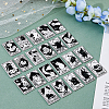 HOBBIESAY 22Pcs 22 Style Tarot Theme Printed Acrylic Pendants MACR-HY0001-08-4