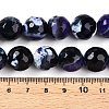 Dyed Natural Agate Beads Strands G-T141-01A-05-5