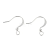 Brass Earring Hooks KK-H258-06D-S-2